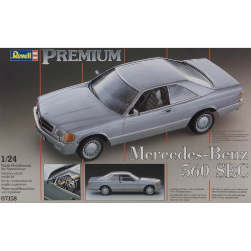 07158 1/24 Mercedes Benz 560 SEC Premium