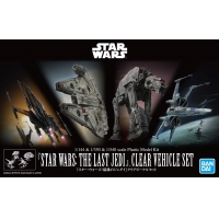 Bandai 1/144 & 1/350 & 1/540 Star Wars: The Last Jedi Clear Vehicle Set "Star Wars", Bandai Spirits